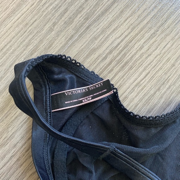 Victoria's Secret Black Halter Mesh Top - Picture 5 of 6